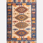 Woven Wool Blend Dhurrie – Handwoven Area Rug (120 x 180 cm)