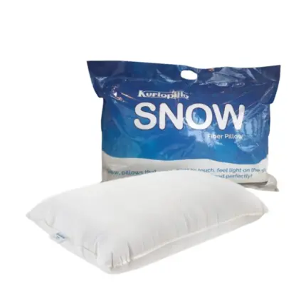 Snow Fiber Quilted Microfiber Pillow – Soft, Breathable & Lightweight Standard Pillow (27 x 17 Inch)